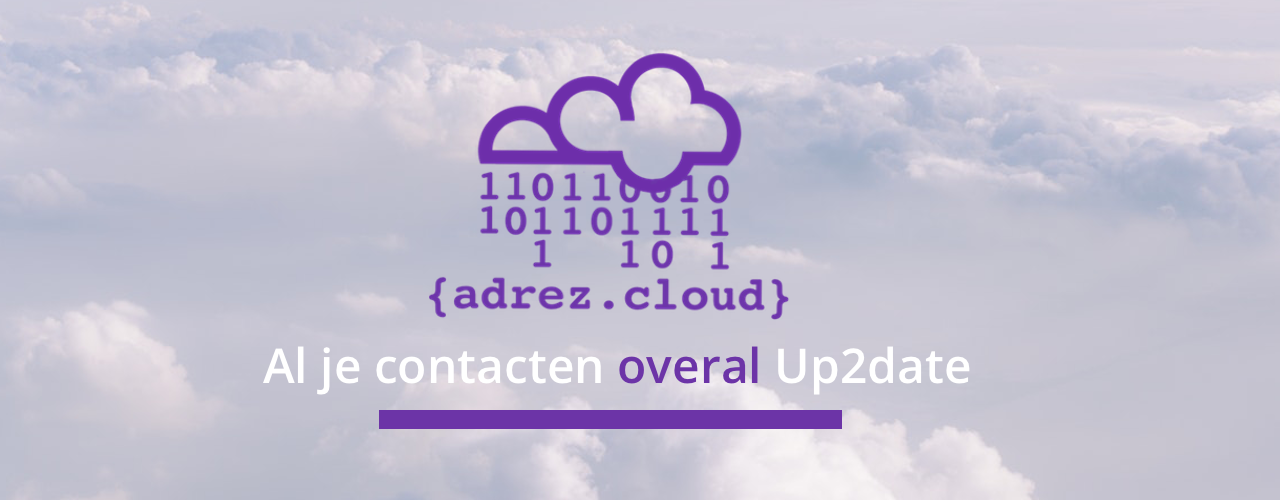 {adrez.cloud} voor Up2Date Contacten